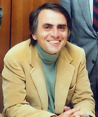 Retrato de Carl Sagan