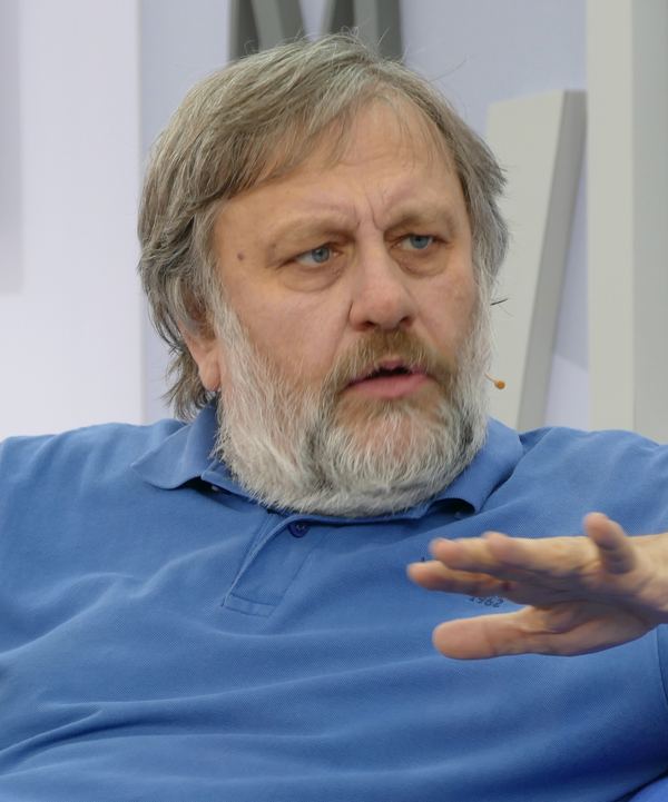 Retrato de Slavoj Žižek
